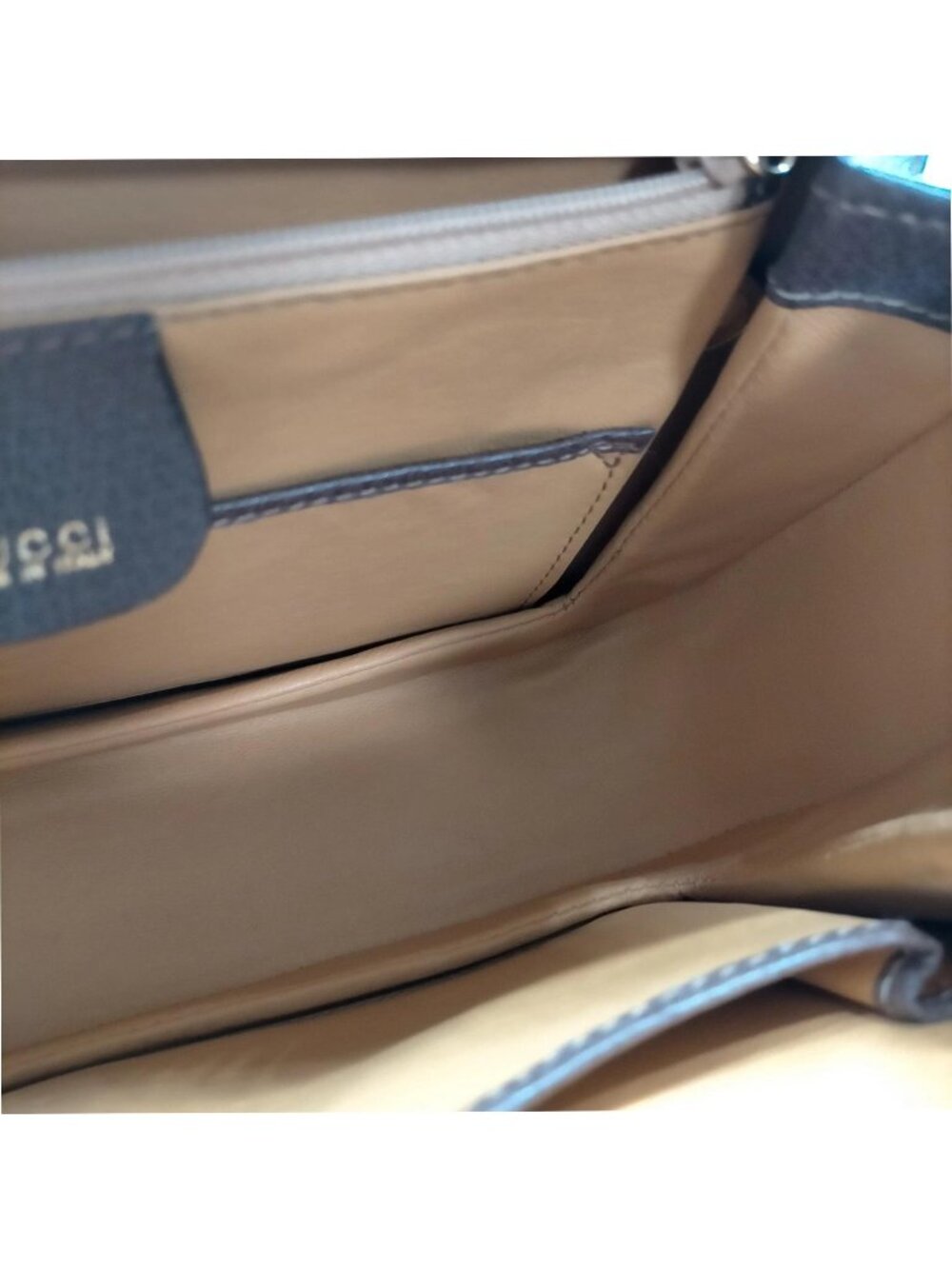 Authentic Gucci Bamboo Top Handle Brown Leather Vintage Bag Handbag Purse - Picture 13 of 16